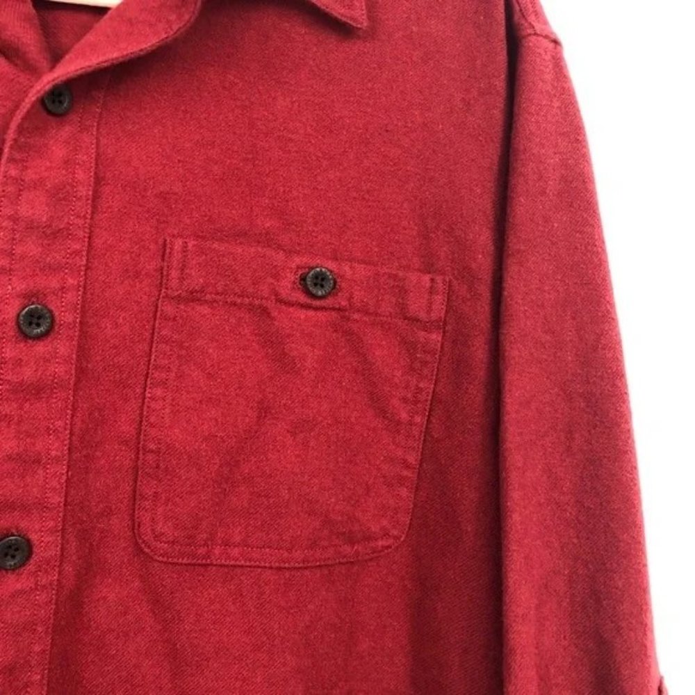 SOLD! Orvis Men's Outdoor Perfect Flannel Long Sleeve Button Down Medium - Picture 3 of 9